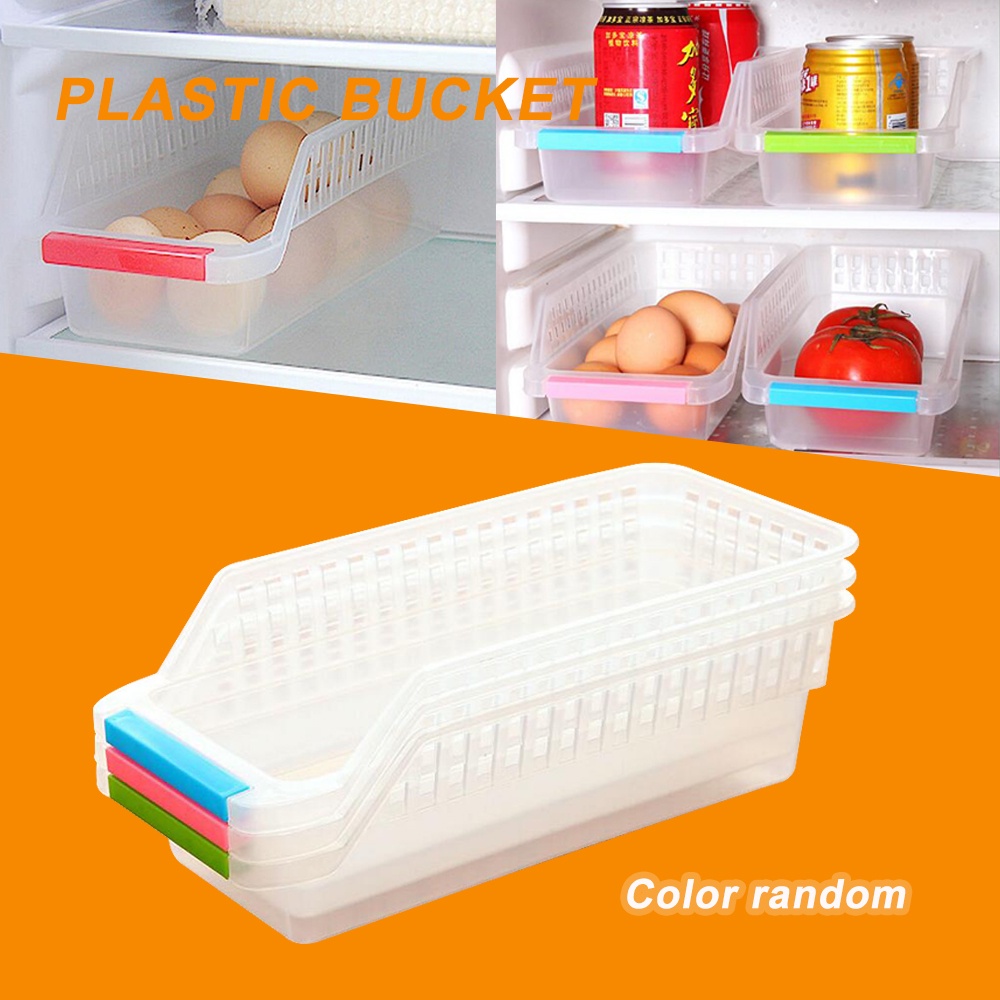 Khay Nhựa Đựng Trái Cây/Rau Củ Để Tủ Lạnh Phong Cách Nhật Bản