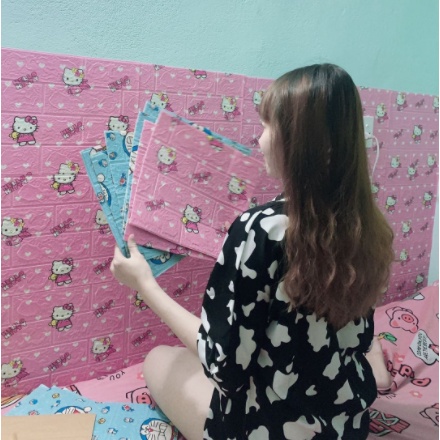 Xốp dán tường giả gạch 3D chống thấm nước để trang trí nội thất phong cách cổ điển