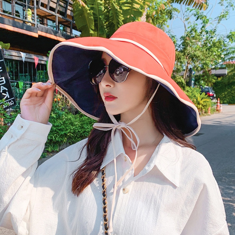 Nón Tai Bèo Vành Rộng Chống Nắng Tiện Dụng Mang Theo Du Lịch Cắm Trại