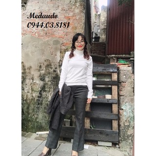 Quần dạ nữ kẻ dáng vẩy