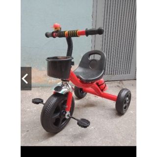 Xe Đạp 3 Bánh Bình Nước Cho Bé(có giỏ, bình nước, có còi)