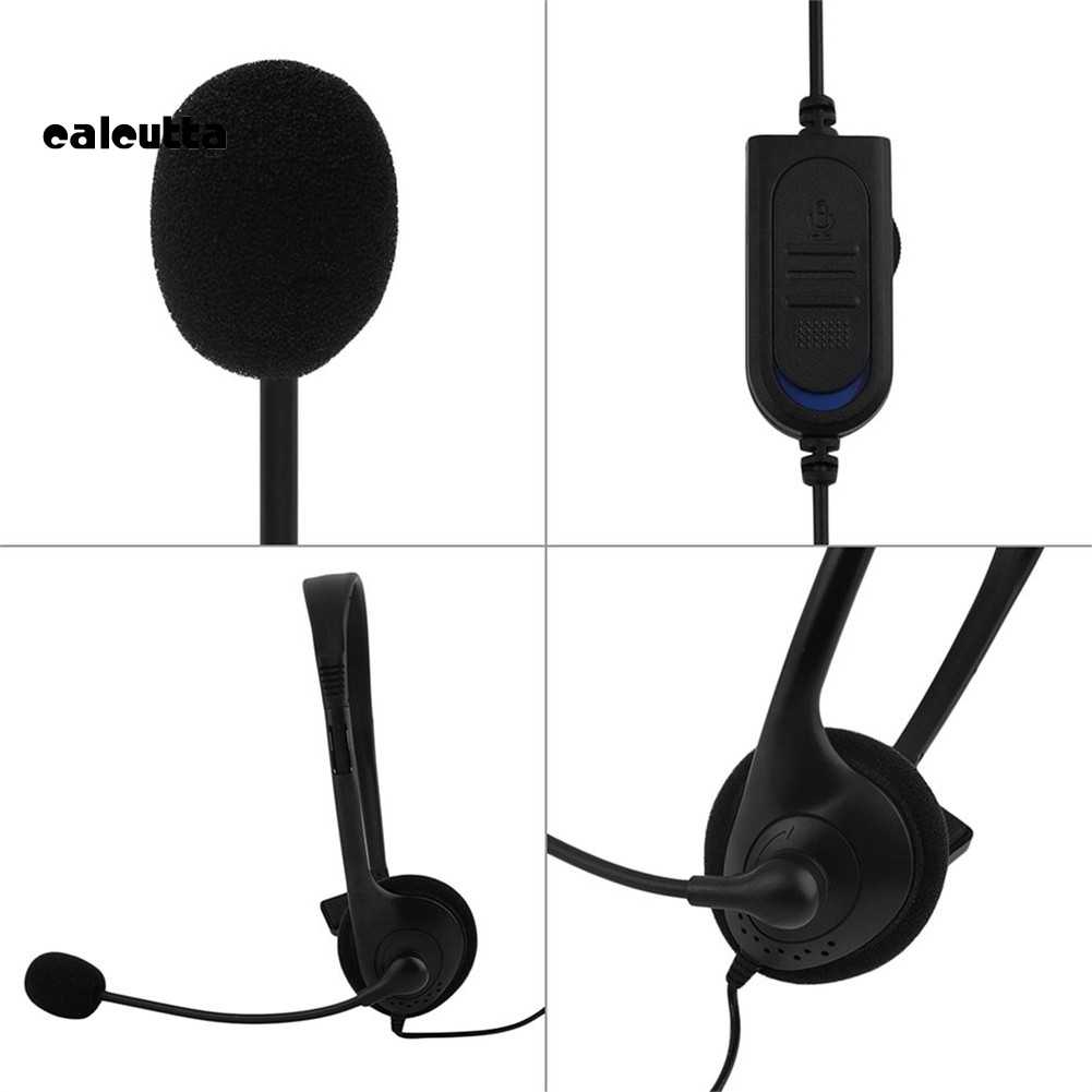 【Ready stock】Over-ear Wired Earphone PC Game Headphone Gaming Headset for Playstation PS4