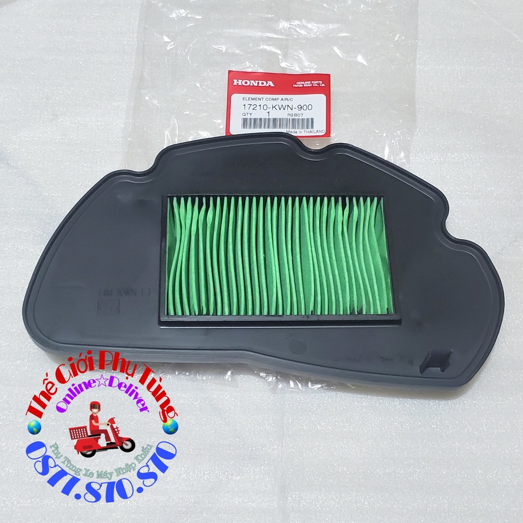 Lọc gió PCX Thái 2010-2013 zin Honda Thái Lan - 17210-KWN-900