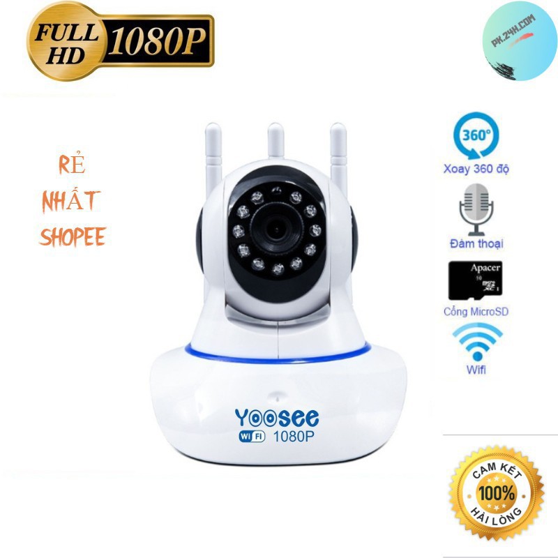 [Khuyến Mãi Sốc] CAMERA IP YOOSEE 2.0 Full HD 1080P CHÍNH HÃNG -BẢO HÀNH 12 THÁNG