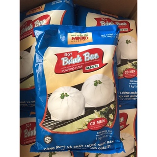 1Kg Bột Bánh Bao Mikko Kèm Túi Men Trộn Sẵn