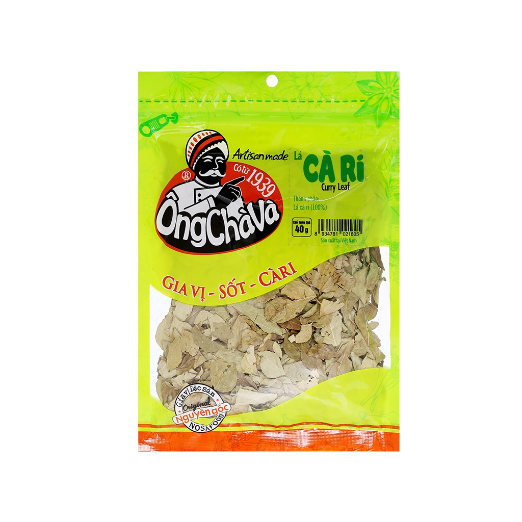 Lá cà ri Ông Chà Và gói 40g