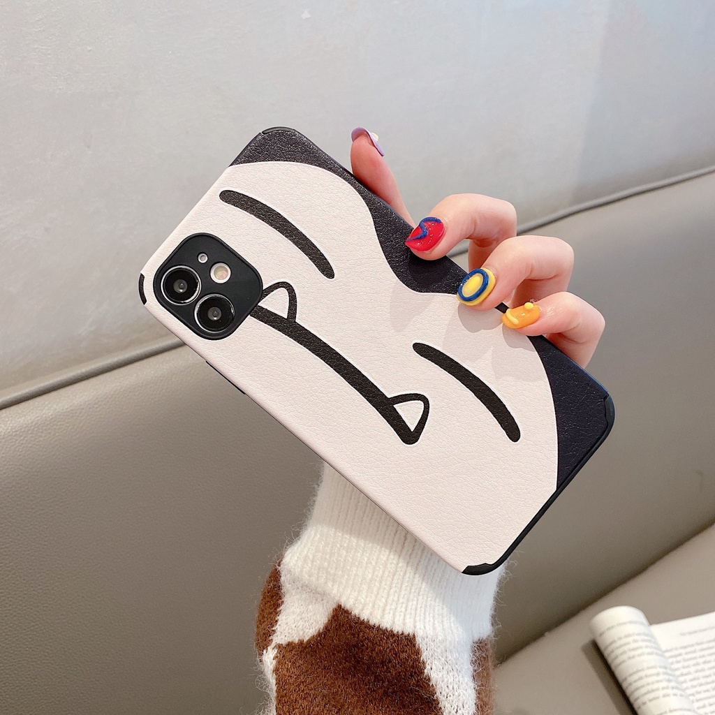 Ốp Điện Thoại Da Mềm Họa Tiết Quái Vật Kirby Cho iPhone 12Promax 11 X XS XR 8plus 7p