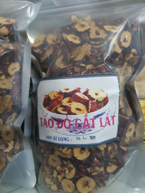 Táo đỏ thái lát sấy khô loại ngon HSD:2024