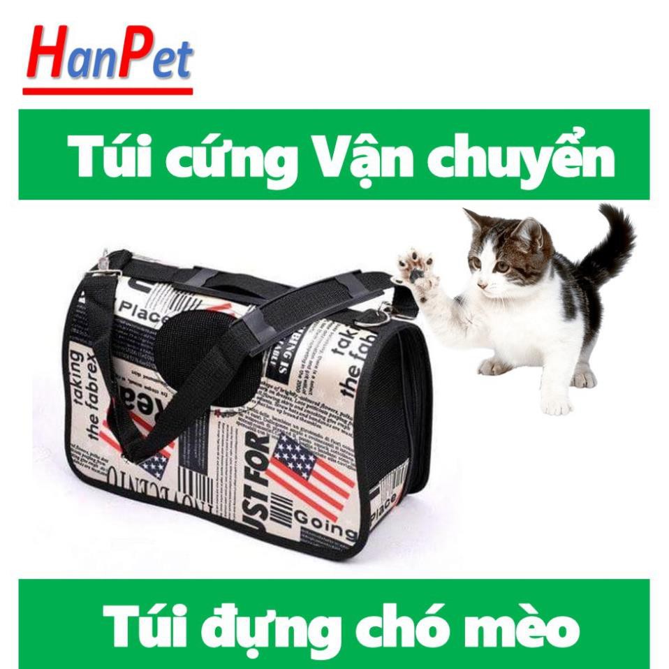 HCM - Túi cứng Vận chuyển chó mèo LOẠI TÚI CỨNG túi đựng chó mèo balo đựng chó mèo