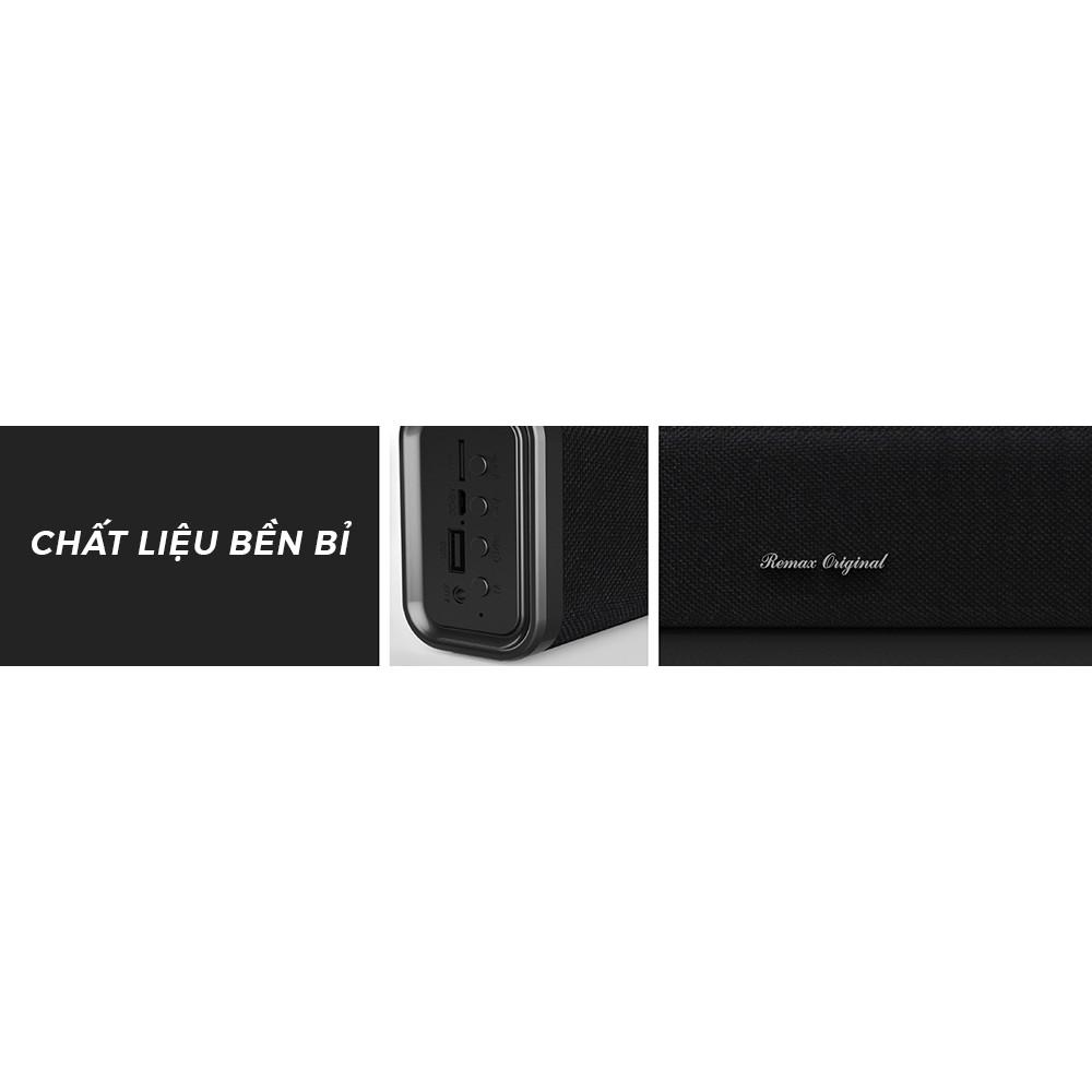 Loa Bluetooth Soundbar Mini Remax RB-M33 Fabric Series