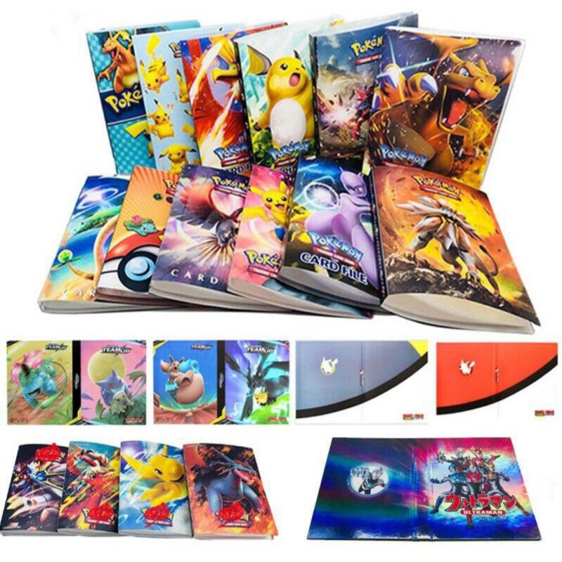 Album đựng thẻ bài Pokemon chất liệu nhựa PVC