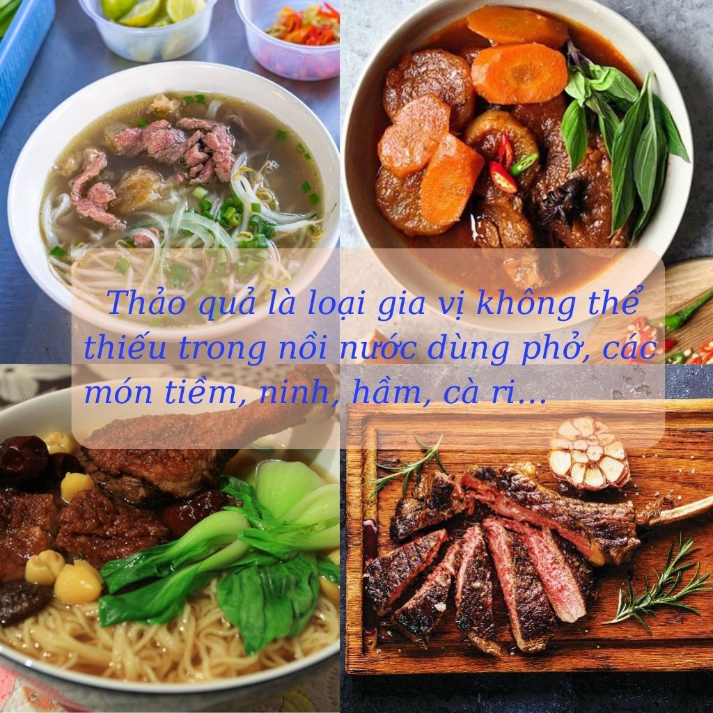 Thảo quả khô Tây Bắc gia vị 100g.