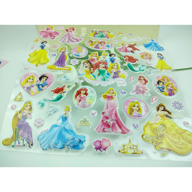 (Hoàn xu 20% mã FSS06MAY5)Hình dán sticker những nàng công chúa, nữ hoàng Elsa, Búp bê Barbie, Ngựa Pony, Heo Peppa