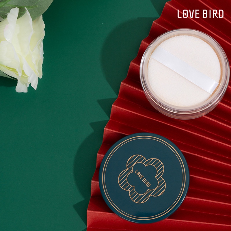 Phấn Phủ Dạng Bột Lovebird Màu Lì Kiểm Soát Dầu Kháng Nước Mịn Mượt TTB343