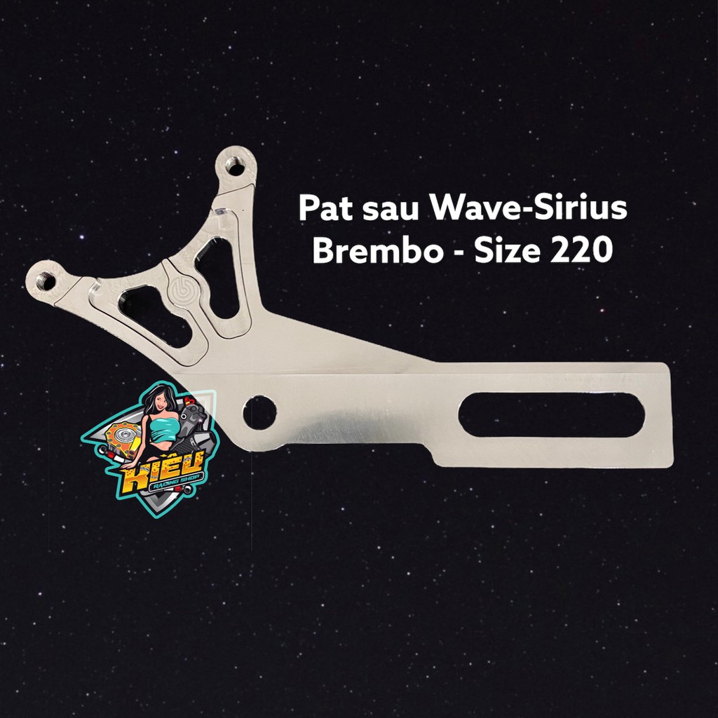 PAT PASS PÁT SAU CNC HEO BREMBO CÁC LOẠI ĐĨA SIZE 200-220 GẮN CÁC LOẠI XE EX150, WINNER, WAVE, SIRIUS, RAIDER