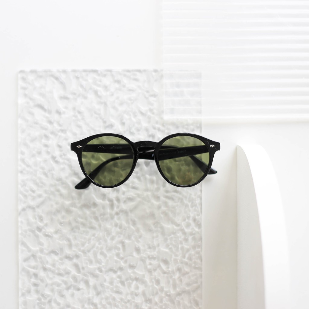 Kính râm nam nữ Lilyeyewear mắt tròn thời trang chống UV400 thiết kế độc đáo R0007 | BigBuy360 - bigbuy360.vn