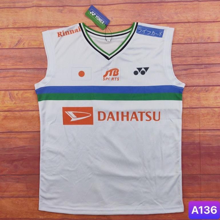 Áo Cầu Lông Yonex Đội Tuyển Quốc Gia Nhật Bản Được Kento Momota Số 1 Thế Giới Đơn Nam Sử Dụng A136 !