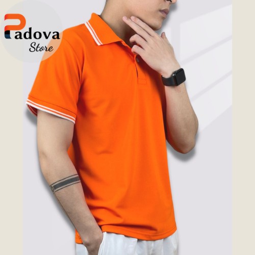 Áo thun nam trơn có cổ chất liệu vải cotton cá sấu, thiết kế đơn giản, mẫu mới năm 2021 PADOVA – PV 06 | BigBuy360 - bigbuy360.vn