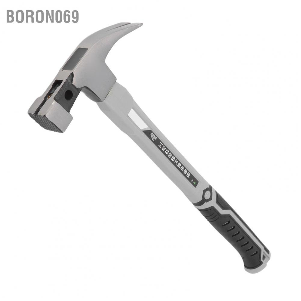 Boron069 13oz Búa Quadrate Hình dạng sừng cừu 50HRC Thiết kế đôi V Tay cầm bằng thép không gỉ cacbon cao Cán búa thẳng