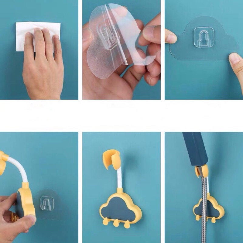 Giá treo vòi hoa sen dán tường