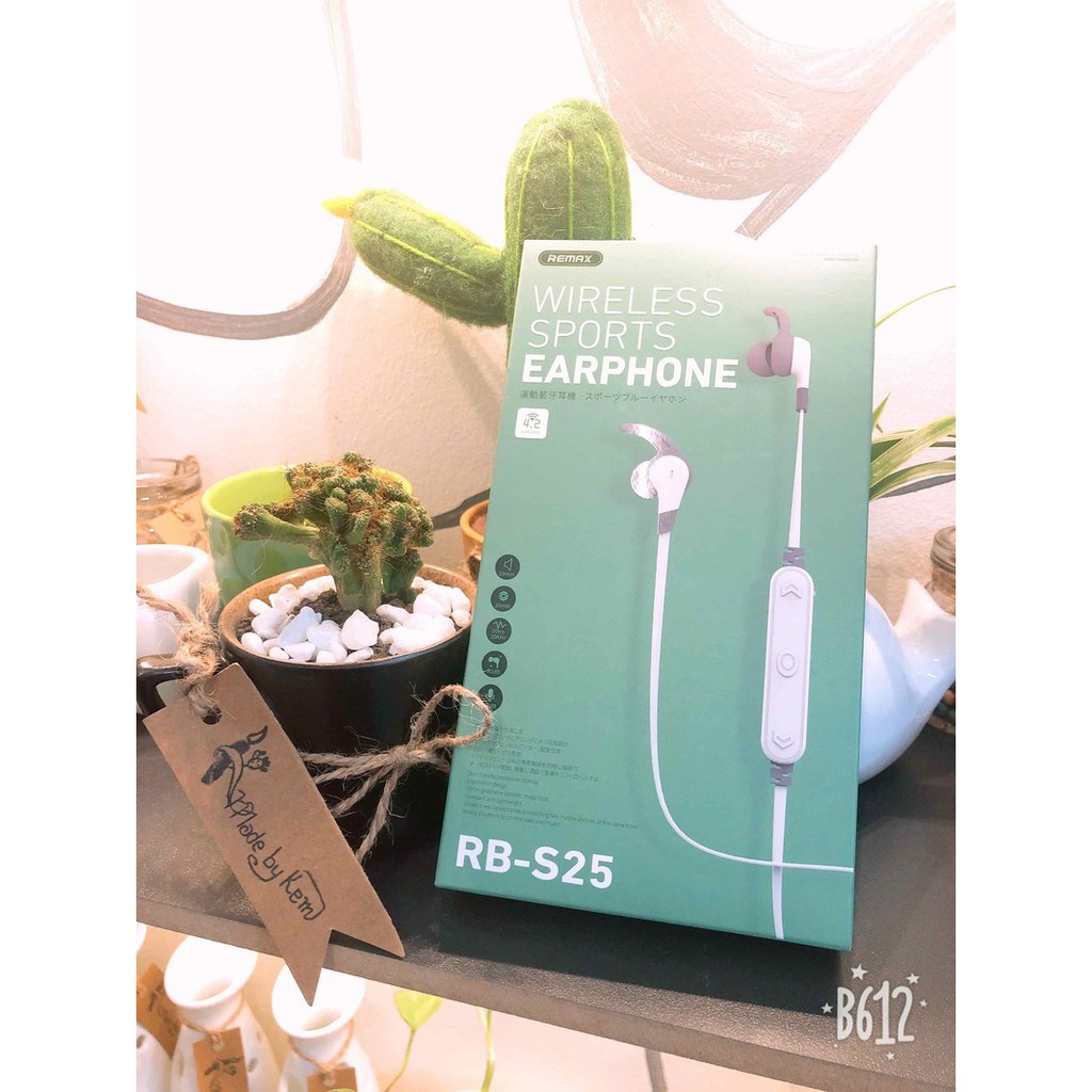 Tai nghe bluetooth Remax RB-S25 choàng cổ thiết kế kiểu earhook