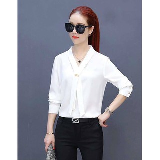 Áo Sơ Mi Công Sở Nữ Dài Tay