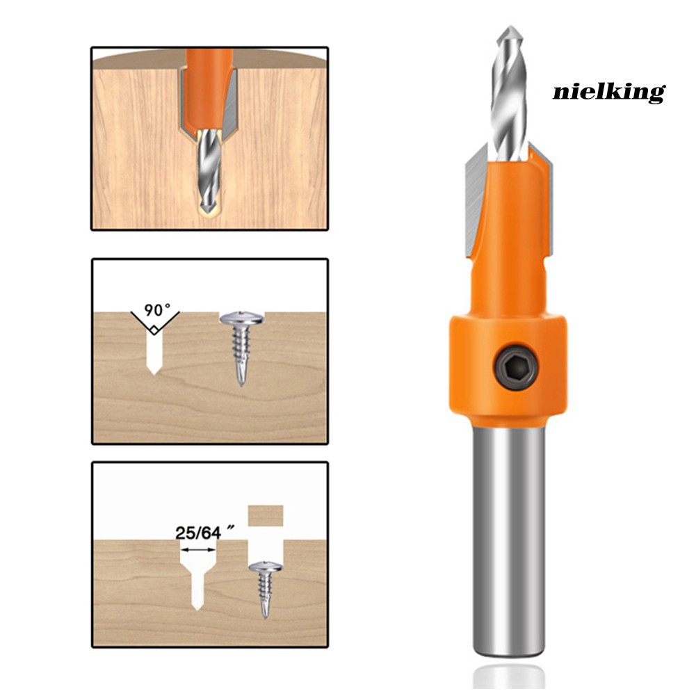 Mũi Khoan Bậc 10mm Chế Tác Gỗ Chất Lượng Cao