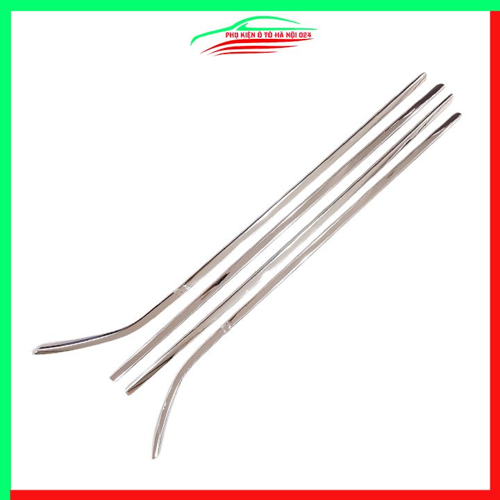 Bộ nẹp viền chân kính inox Attrage 2015-2023