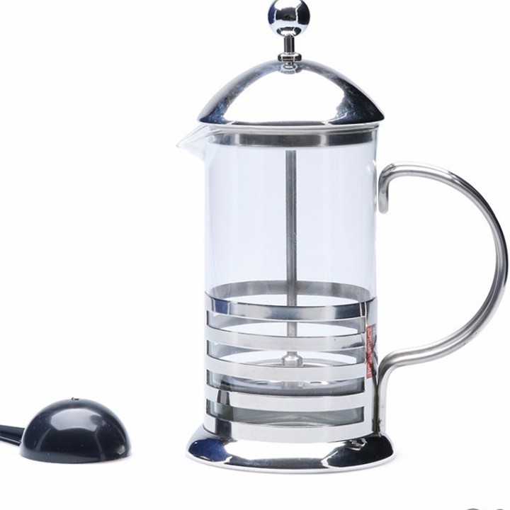 Bình pha cafe French press 350/600/800ml tay cầm Inox