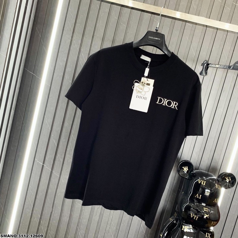 ⚜️HÀNG S.C🌹áo thun nam thêu Dl0R đơn giản t@g chuẩn___3112