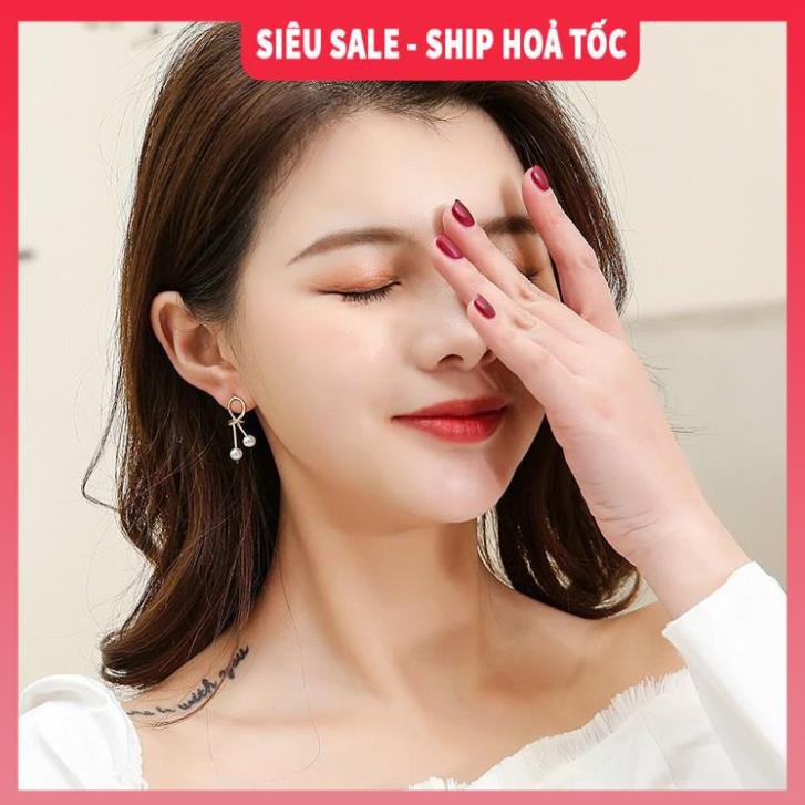 [SIÊU SALE - KÈM ẢNH THẬT] Bông tai hình trái cherry| Khuyên tai nữ đẹp 2021 - Trang sức Wink Accessories L1L05