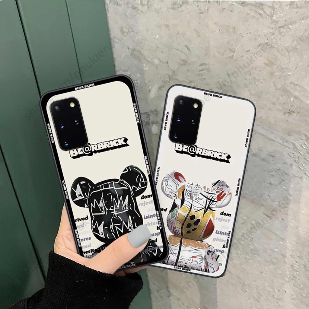 Ốp lưng điện thoại Samsung S20 / S20 Plus / S20+ elegant, gấu be@rbrick cao cấp, vỏ ốp rẻ đẹp
