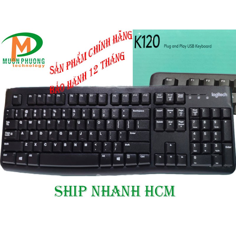 Bàn phím có dây Logitech K120