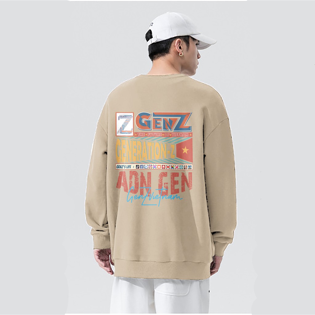 Áo sweater nỉ nam nữ , áo nỉ sweater BASIC dài tay chất nỉ bông dày phong cách Ulzzang thế hệ GENZ VIỆT NAM SWT15 | BigBuy360 - bigbuy360.vn