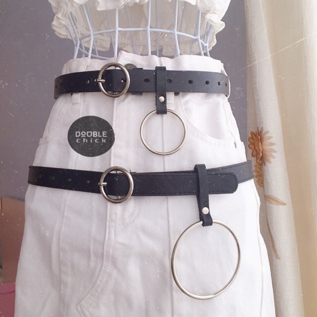 THẮT LƯNG PU KÈM CHAIN(2size)