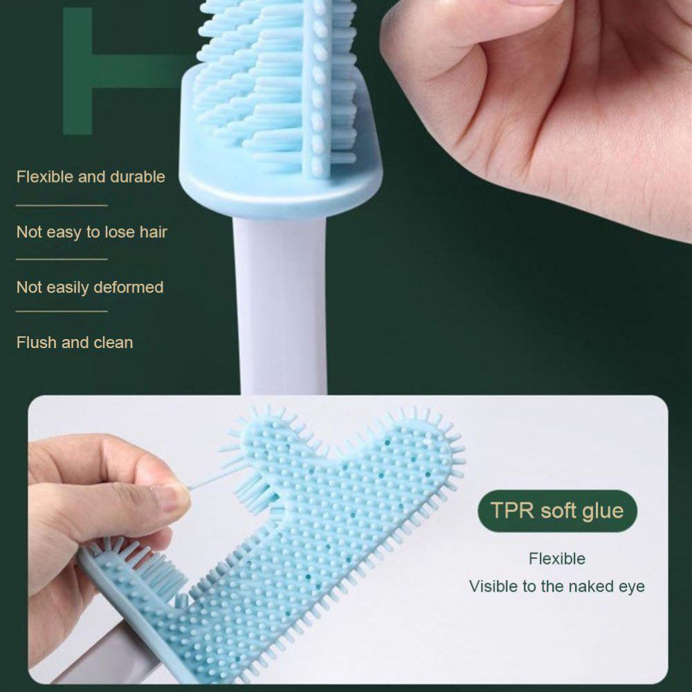 Bàn Chải Cọ Bồn Cầu Lông Mềm Cán Dài Chống Rò Rỉ Nước