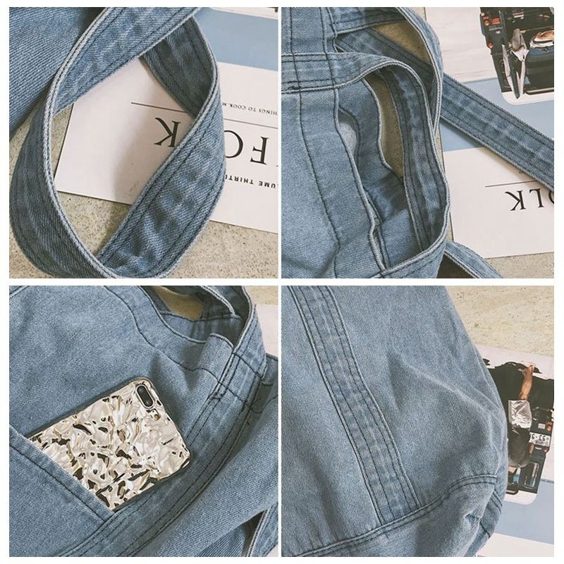 Túi xách Denim nữ cỡ lớn