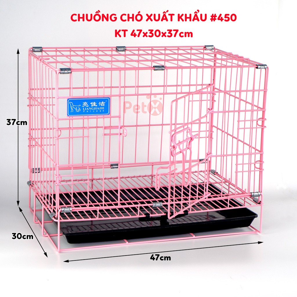 Chuồng Chó Mèo Gấp Gọn Sơn Tĩnh Điện size 600 500 loại Basic