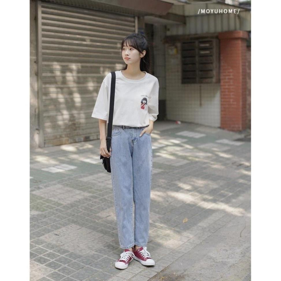 Quần Jeans nữ ống đứng phong cách hàn quốc cực hot TX01