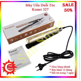 Máy là thẳngtóc kemei - 327 dụng cụ làm đẹp chức năng: là - ép thằng - duỗi tóc