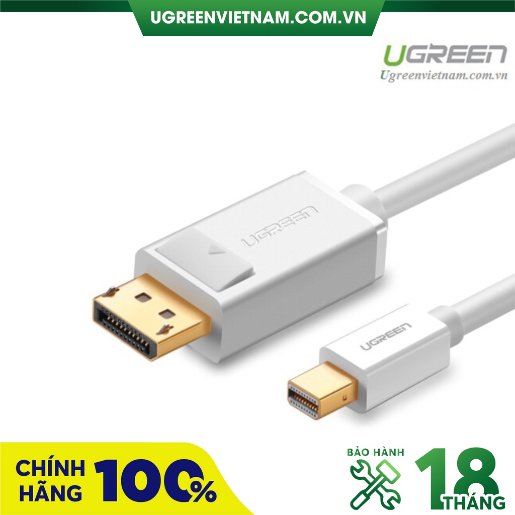 Cáp Mini Displayport to Displayport dài 1,5m hỗ trợ full HD 3D 4K*2K chính hãng Ugreen 10476