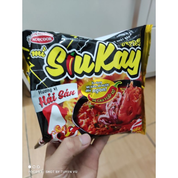 Gói mỳ SIUKAY vị hải sản dùng nấu mỳ cay( phù hợp cho người ăn cay)