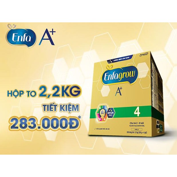 Sữa Bột Enfagrow A+ 4 (2.2kg) date 3/2022