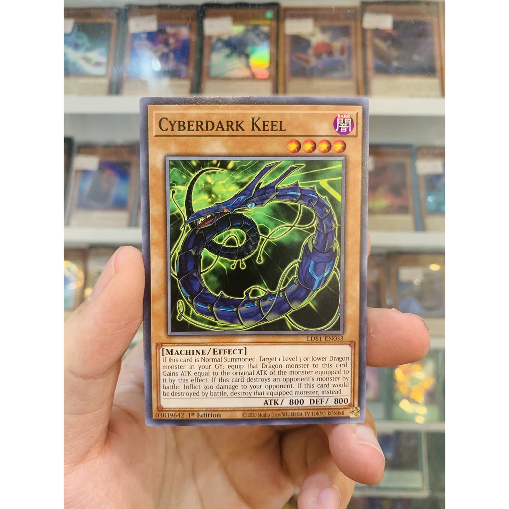 Thẻ Bài Lẻ YugiOh! Mã LDS1-EN033 - Cyberdark Keel - Common - 1st Edition