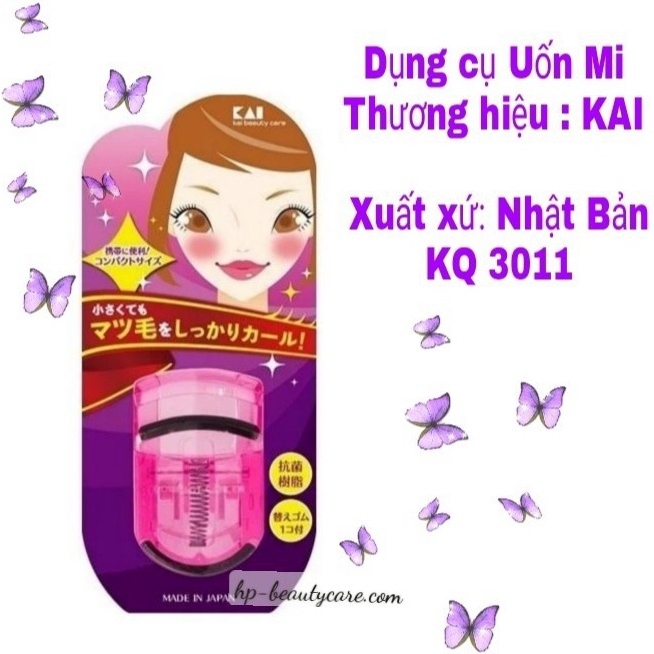 Uốn Cong Mi Thân Nhựa Kai 000KQ3011 (Màu Hồng Đậm)