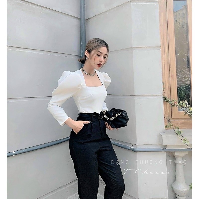 QUẦN BAGGY TÂY CÔNG SỞ CHẤT TUYẾT MƯA ĐỨNG FROM KHÔNG XỦ 2 MÀU THỜI TRANG BANAMO FASHION BAGGY CẠP VÁT 8329