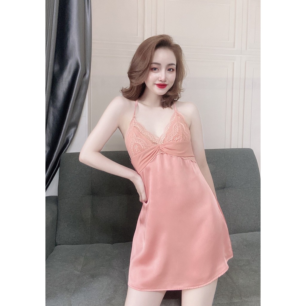 Đồ ngủ nữ, kiểu dáng sexy chất  mềm mát, kiểu dáng gợi cảm cho phái nữ, phom dưới 52kg- tùy chiều cao | BigBuy360 - bigbuy360.vn