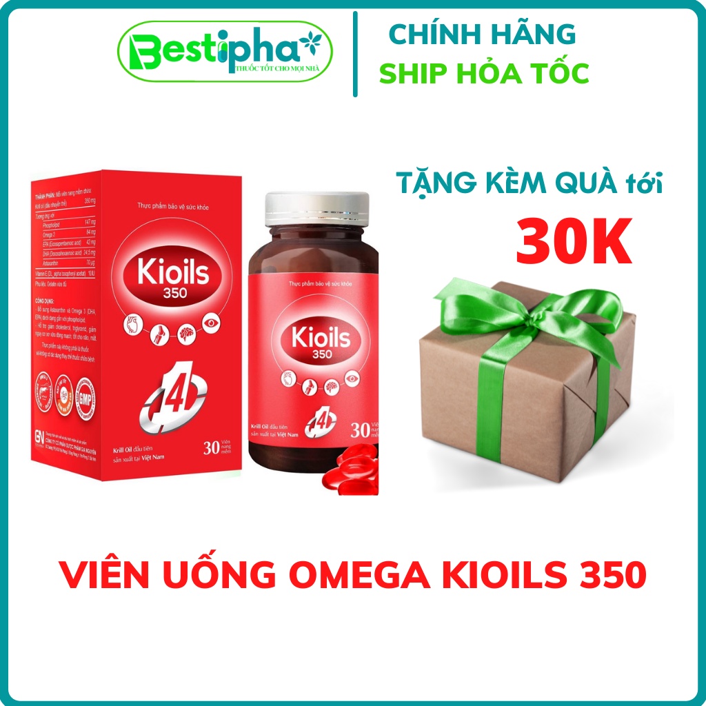 Omega Kioils 350 tốt cho mắt và não bộ
