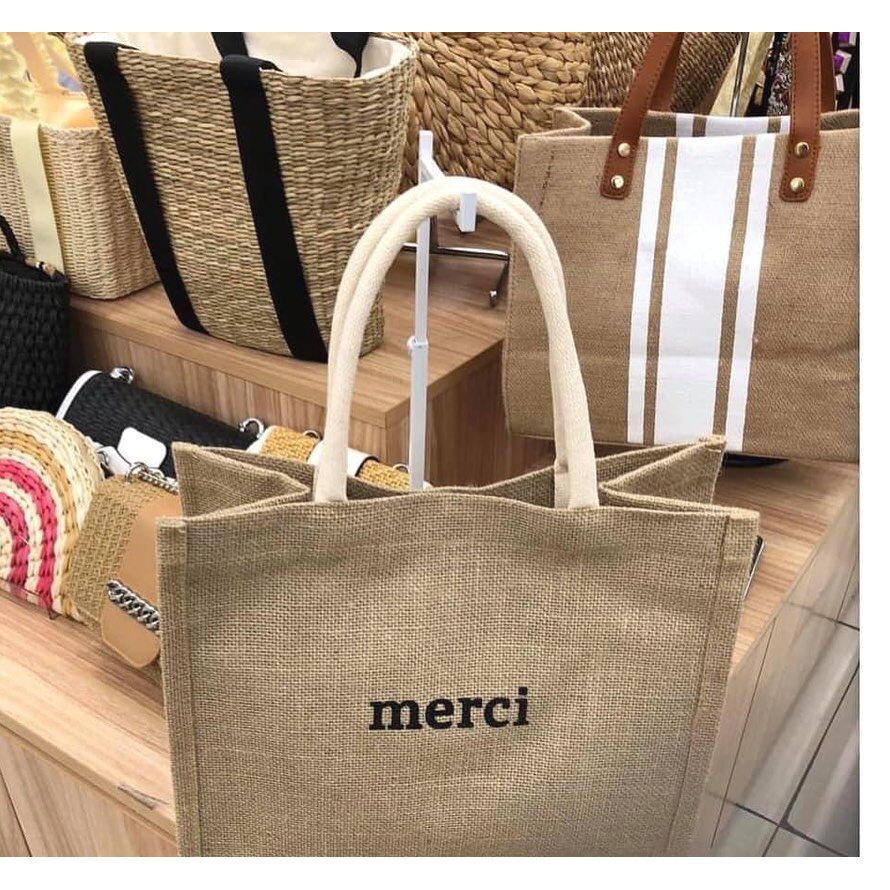 TÚI CÓI MERCI PHONG CÁCH VINTAGE kích thước 40cm x 36cm | BigBuy360 - bigbuy360.vn