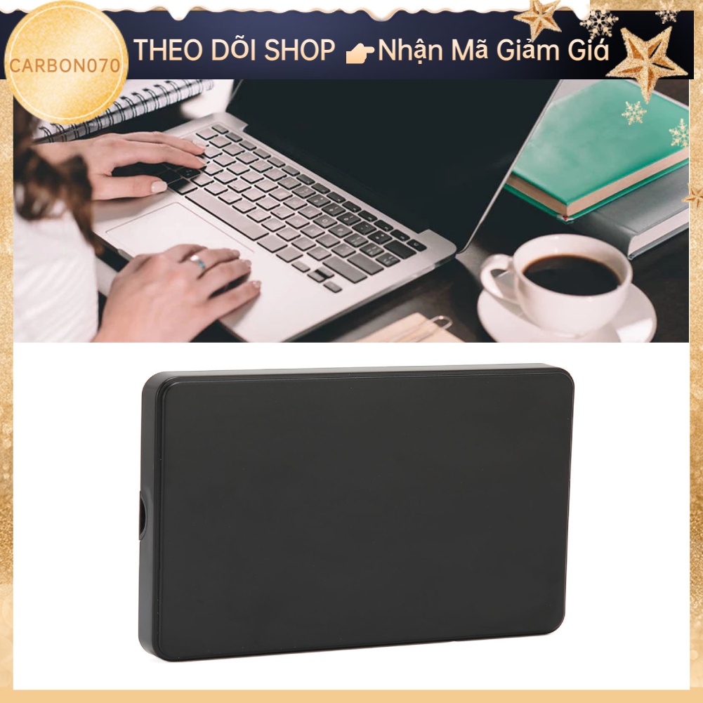 🌟Hàng HOT Vỏ Ổ Cứng Di Động Siêu Mỏng 2.5in SATA USB 3.0 Maximum 3000GB Tốc Độ Cao Cho Laptop Box ổ cứng - Hộp đựng ổ cứng【Carbon070】